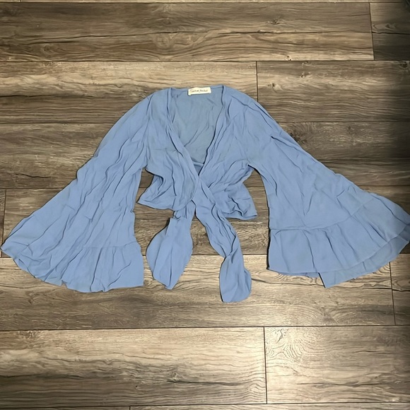 Caren forbes blue long sleeve - Picture 1 of 2
